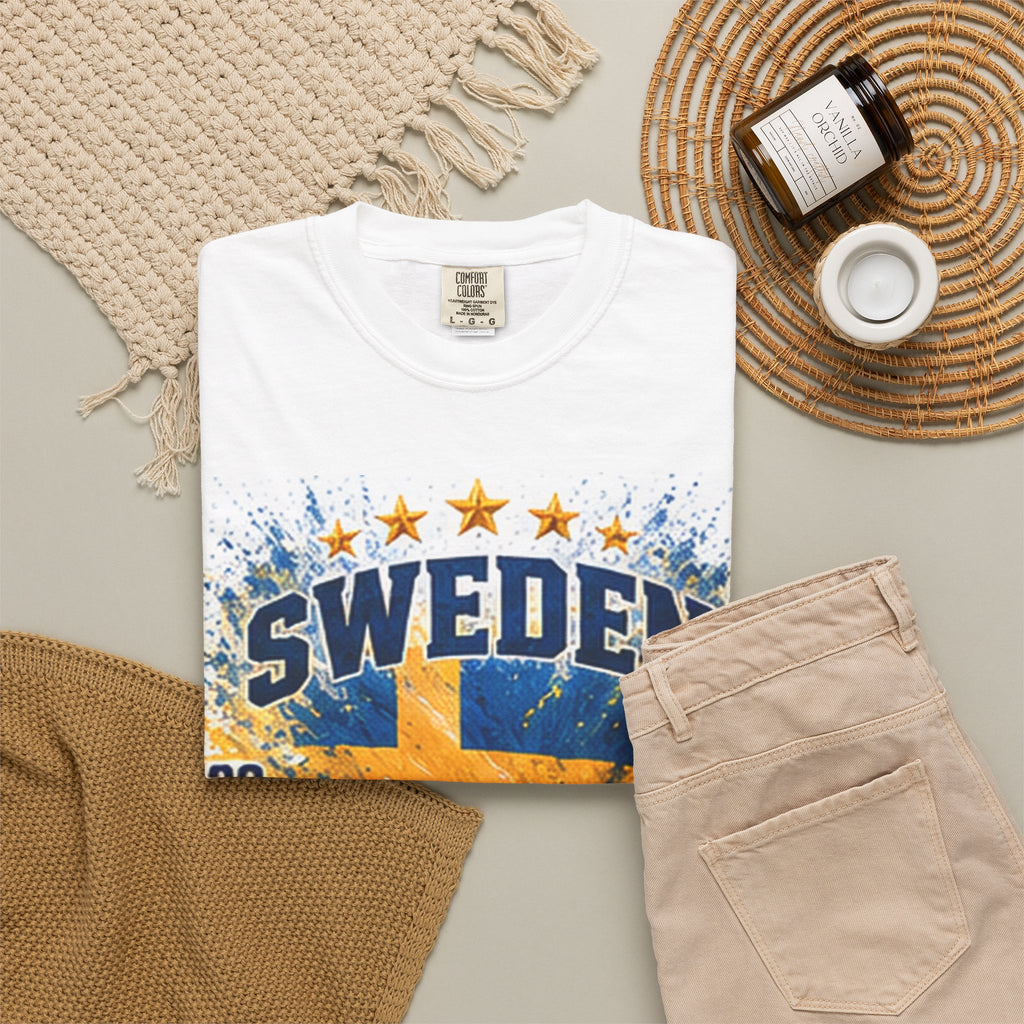 Sweden World Cup 2026 Soccer T-Shirt — WC 2026 Sweden Fan Tee